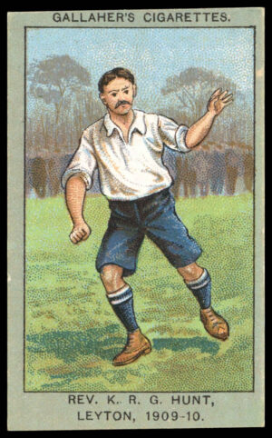 Gallaher - 'Association Football Club Colours (Brown)' - Rev. K.R.G. Hunt (Leyton) (1910)
