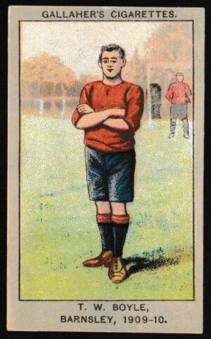 Gallaher - 'Association Football Club Colours' (1910) - T.W. Boyle (Barnsley)