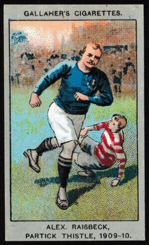 Gallaher - 'Association Football Club Colours' (1910) - Alex Raisbeck (Partick Thistle)