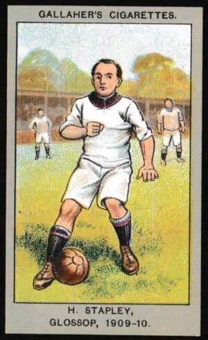 Gallaher - 'Association Football Club Colours' (1910) - H. Stapley (Glossop)