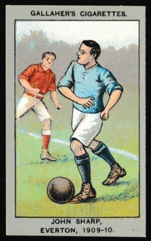 Gallaher - 'Association Football Club Colours' (1910) - John Sharp (Everton) Gallaher - 'Association Football Club Colours' (1910) - John Sharp (Everton)