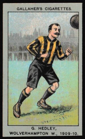 Gallaher - 'Association Football Club Colours' (1910) - G. Hedley (Wolves)