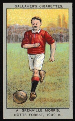 Gallaher - 'Association Football Club Colours' (1910) - A.G. Morris (Nottingham Forest)