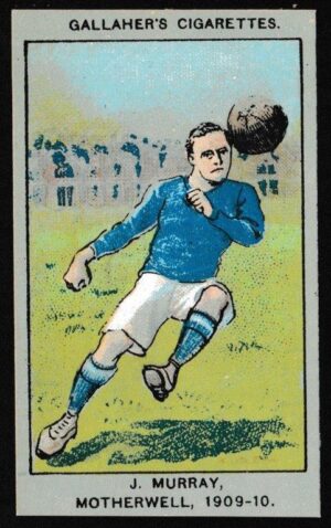 Gallaher - 'Association Football Club Colours' (1910) - J. Murray (Motherwell) Gallaher - 'Association Football Club Colours' (1910) - J. Murray (Motherwell)