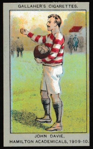 Gallaher - 'Association Football Club Colours' (1910) - John Davie (Hamilton) Gallaher - 'Association Football Club Colours' (1910) - John Davie (Hamilton)