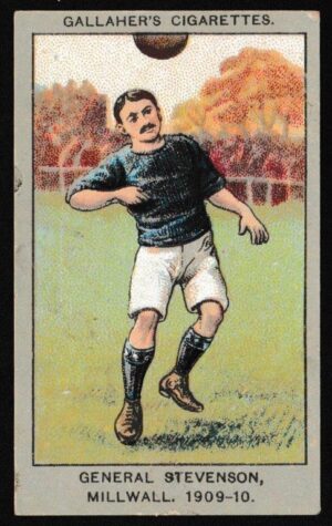 Gallaher - 'Association Football Club Colours' (1910) - General Stevenson (Millwall) Gallaher - 'Association Football Club Colours' (1910) - General Stevenson (Millwall)