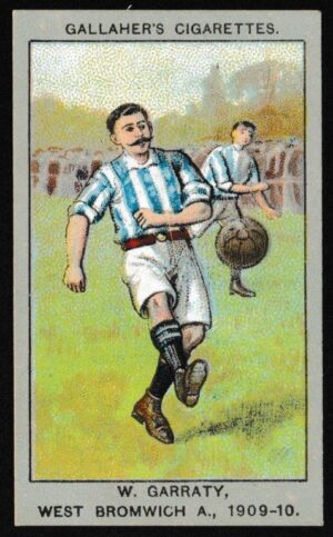 Gallaher - 'Association Football Club Colours' (1910) - W. Garratty (West Brom) Gallaher - 'Association Football Club Colours' (1910) - W. Garratty (West Brom)