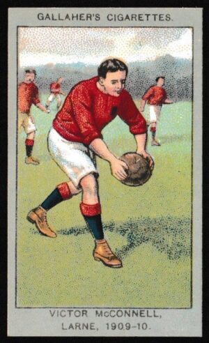 Gallaher - 'Association Football Club Colours' (1910) - Victor McConnell (Larne) Gallaher - 'Association Football Club Colours' (1910) - Victor McConnell (Larne)