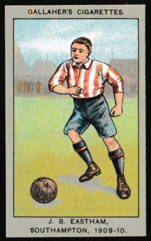Gallaher - 'Association Football Club Colours' (1910) - J.N. Eastham (Southampton)