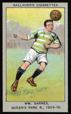 Gallaher - 'Association Football Club Colours' (1910) - Wm. Barnes (QPR)