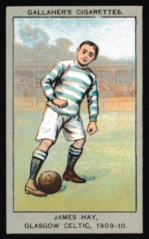 Gallaher - 'Association Football Club Colours' (1910) - James Hay (Celtic) Gallaher - 'Association Football Club Colours' (1910) - James Hay (Celtic)