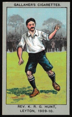 Gallaher - 'Association Football Club Colours' (1910) - Rev. K.R.G. Hunt (Leyton)