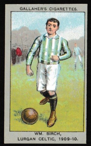 Gallaher - 'Association Football Club Colours' (1910) - Wm. Birch (Lurgan Celtic)