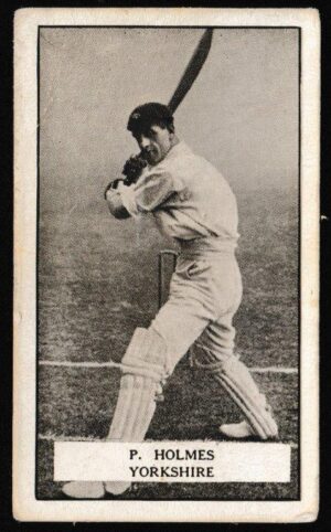 Gallaher - 'Famous Cricketers' (1926) - P. Holmes (Yorkshire) Gallaher - 'Famous Cricketers' (1926) - P. Holmes (Yorkshire)