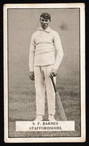 Gallaher - 'Famous Cricketers' (1926) - S.F. Barnes (Staffordshire)