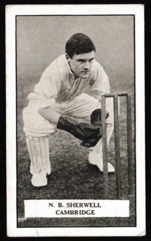 Gallaher - 'Famous Cricketers' (1926) - N.B. Sherwell (Cambridge)