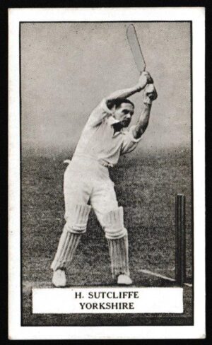 Gallaher - 'Famous Cricketers' (1926) - H. Sutcliffe (Yorkshire) Gallaher - 'Famous Cricketers' (1926) - H. Sutcliffe (Yorkshire)