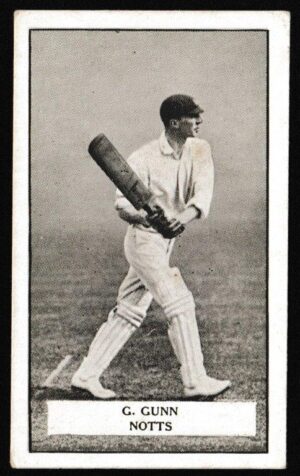 Gallaher - 'Famous Cricketers' (1926) - G.Gunn (Notts)