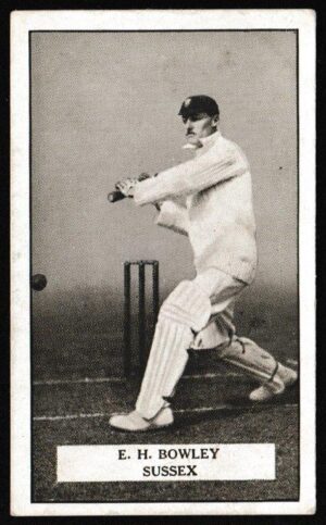 Gallaher - 'Famous Cricketers' (1926) - E.H. Bowley (Sussex)