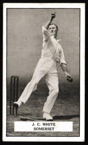 Gallaher - 'Famous Cricketers' (1926) - J.C. White (Somerset) Gallaher - 'Famous Cricketers' (1926) - J.C. White (Somerset)