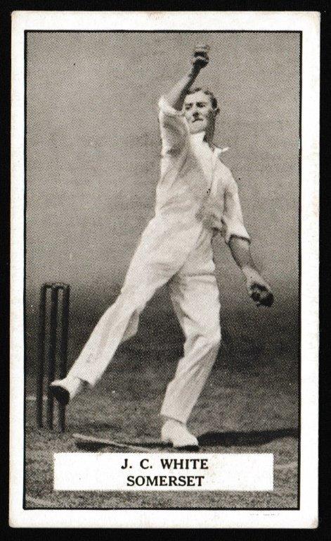 Gallaher - 'Famous Cricketers' (1926) - J.C. White (Somerset) Gallaher - 'Famous Cricketers' (1926) - J.C. White (Somerset)