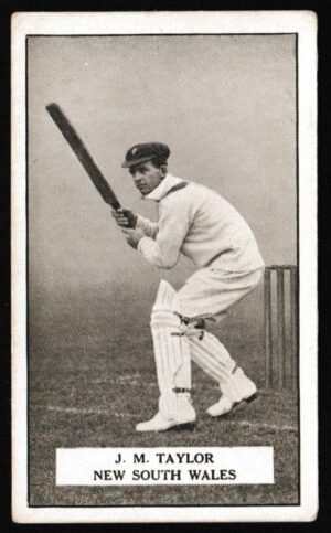Gallaher - 'Famous Cricketers' (1926) - J.M. Taylor (New South Wales)