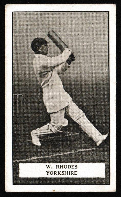 Gallaher - 'Famous Cricketers' (1926) - W. Rhodes (Yorkshire) Gallaher - 'Famous Cricketers' (1926) - W. Rhodes (Yorkshire)