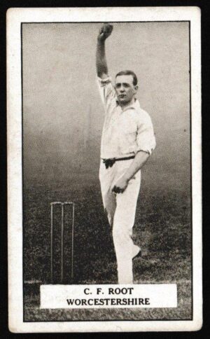 Gallaher - 'Famous Cricketers' (1926) - C.F. Root (Worcestershire)