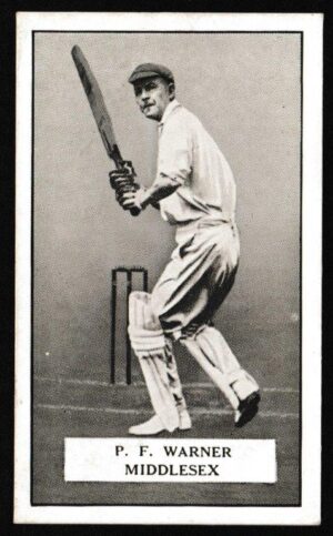 Gallaher - 'Famous Cricketers' (1926) - P.F. Warner (Middlesex)