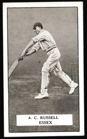 Gallaher - 'Famous Cricketers' (1926) - A.C. Russell (Essex)