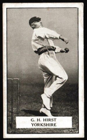 Gallaher - 'Famous Cricketers' (1926) - G.H. Hirst (Yorkshire) Gallaher - 'Famous Cricketers' (1926) - G.H. Hirst (Yorkshire)