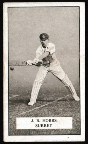 Gallaher - 'Famous Cricketers' (1926) - J.B. Hobbs (Surrey) Gallaher - 'Famous Cricketers' (1926) - J.B. Hobbs (Surrey)