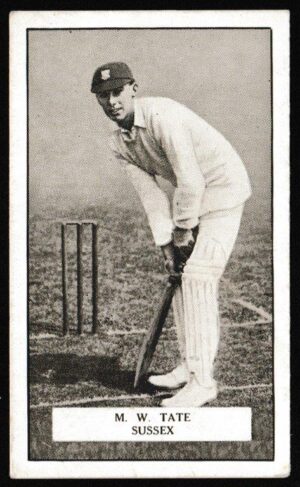 Gallaher - 'Famous Cricketers' (1926) - M.W. Tate (Sussex)
