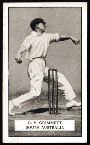 Gallaher - 'Famous Cricketers' (1926) - C.V. Grimmett (South Australia)