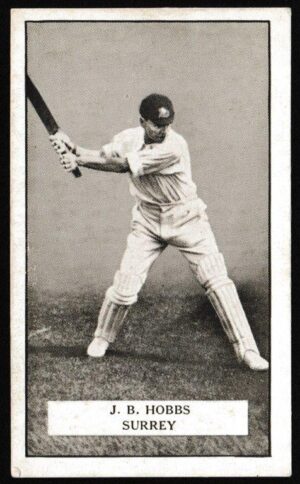 Gallaher - 'Famous Cricketers' (1926) - J.B. Hobbs (Surrey) Gallaher - 'Famous Cricketers' (1926) - J.B. Hobbs (Surrey)