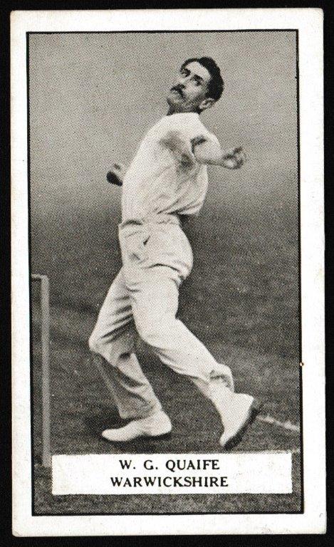 Gallaher - 'Famous Cricketers' (1926) - W.G. Quaife (Warwickshire) Gallaher - 'Famous Cricketers' (1926) - W.G. Quaife (Warwickshire)