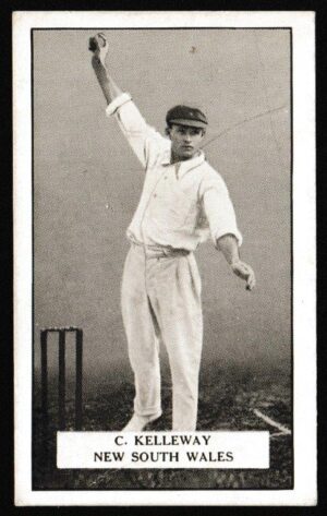 Gallaher - 'Famous Cricketers' (1926) - C. Kelleway (New South Wales)