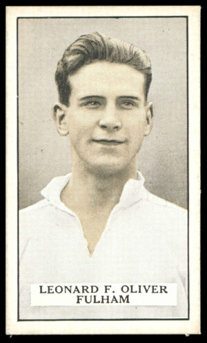 Gallaher - 'Famous Footballers (Brown)' (1926) - #24 - Leonard F. Oliver (Fulham)