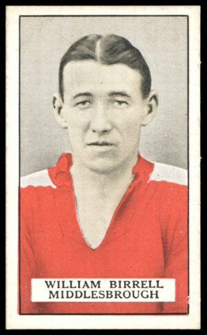 Gallaher - 'Famous Footballers (Brown)' (1926) - #25 - William Burrell (Middlesbrough)