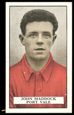 Gallaher - 'Famous Footballers (Brown)' (1926) - #28 - John Maddock (Port Vale)