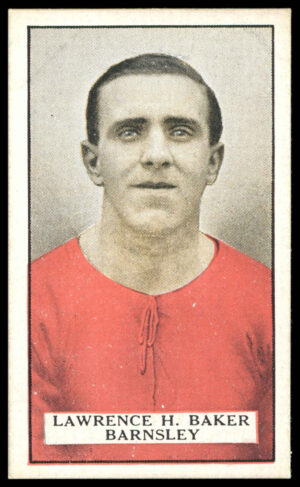 Gallaher - 'Famous Footballers (Brown)' (1926) - #30 - Lawrence Henry Baker (Barnsley)