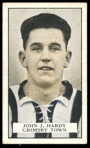 Gallaher - 'Famous Footballers (Brown)' (1926) - #34 - John J. Hardy (Grimsby Town)