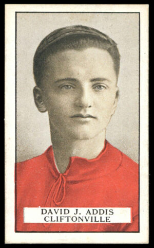 Gallaher - 'Famous Footballers (Brown)' (1926) - #44 - David J. Addis (Cliftonville)