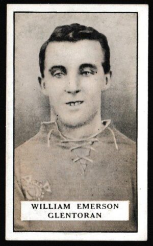 Gallaher - 'Famous Footballers (Green)' (1925) - William Emerson (Glentoran) Gallaher - 'Famous Footballers (Green)' (1925) - William Emerson (Glentoran)