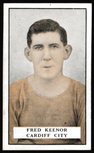 Gallaher - 'Famous Footballers (Green)' (1925) - Fred Keenor (Cardiff City)