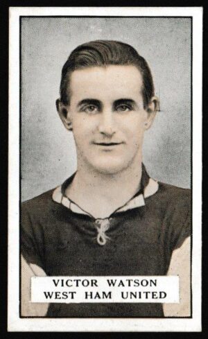Gallaher - 'Famous Footballers (Green)' (1925) - Victor Watson (West Ham United)