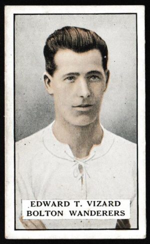 Gallaher - 'Famous Footballers (Green)' (1925) - Edward T. Vizard (Bolton)