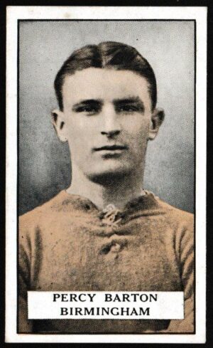 Gallaher - 'Famous Footballers (Green)' (1925) - Percy Barton (Birmingham)