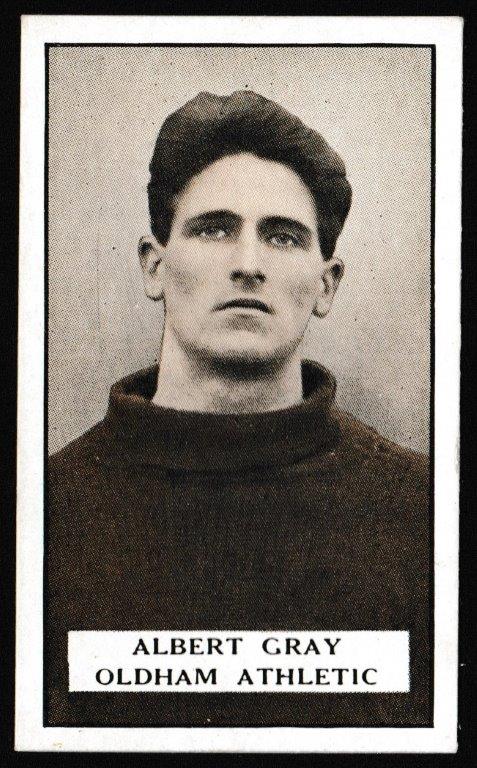 Gallaher - 'Famous Footballers (Green)' (1925) - Albert Gray (Oldham Athletic) Gallaher - 'Famous Footballers (Green)' (1925) - Albert Gray (Oldham Athletic)