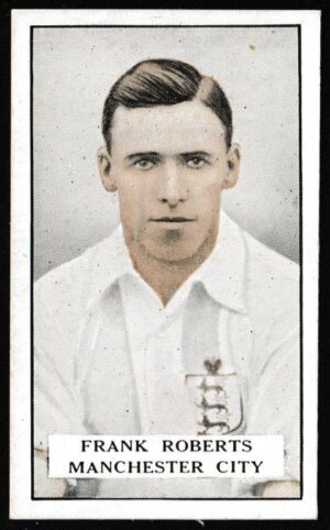 Gallaher - 'Famous Footballers (Green)' (1925) - Frank Roberts (Manchester City)